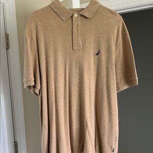 Nautica Men's Tan Polo Shirt
